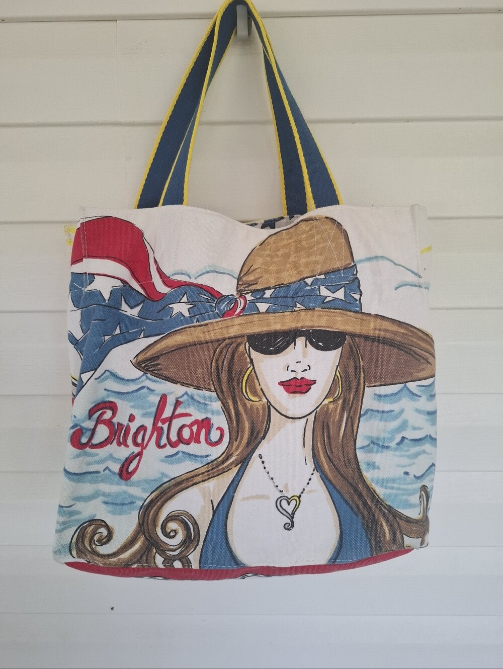 Brighton Chic Ahoy Canvas Tote Bag